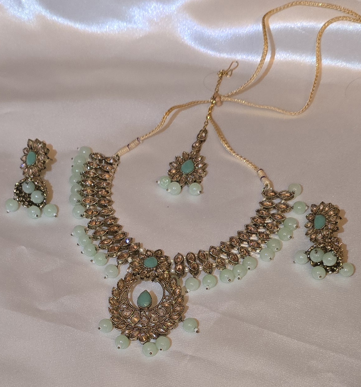 Lehenga mintgroen